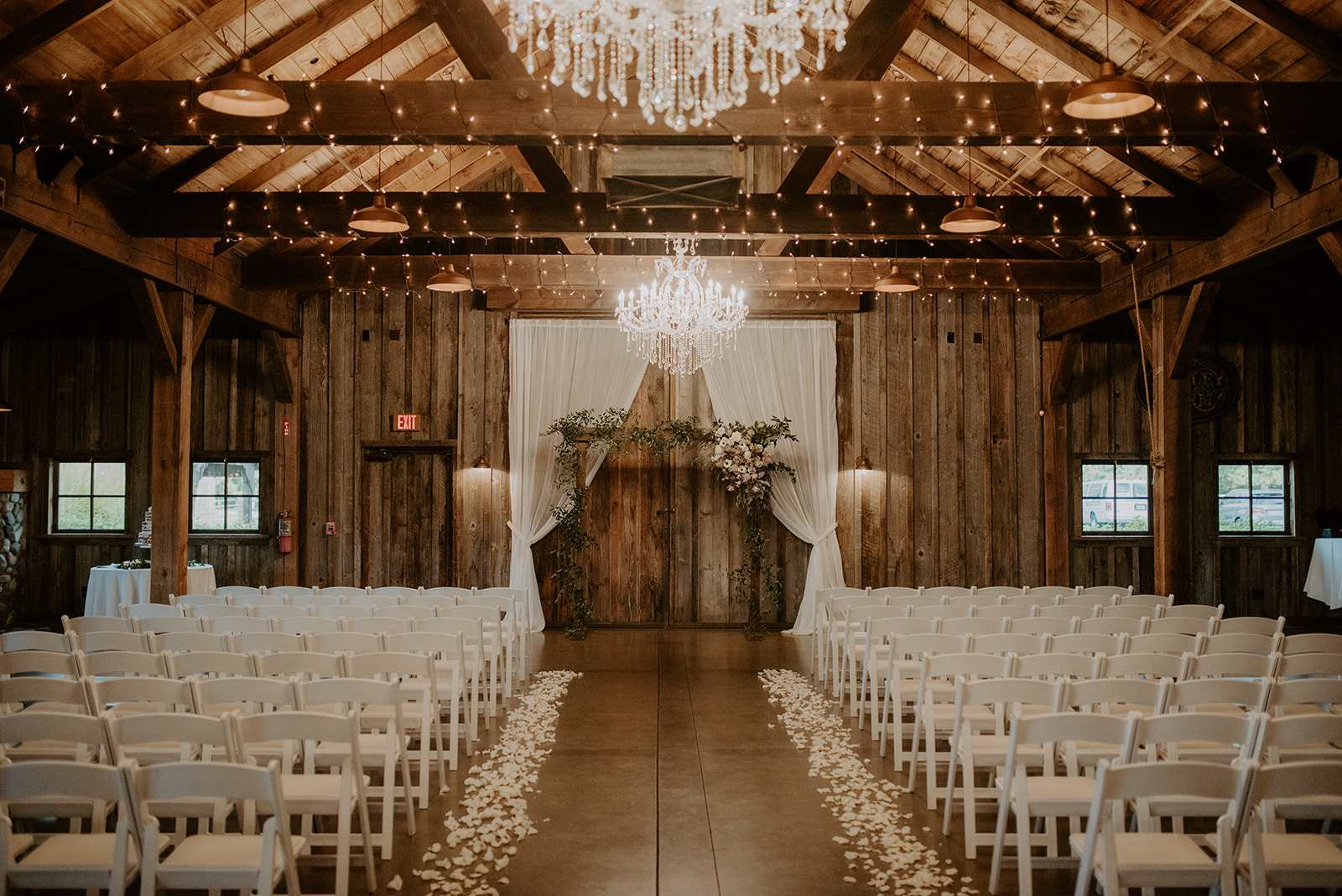 Kelley-Farm-Wedding-Setup Wedding setup before guests arrive