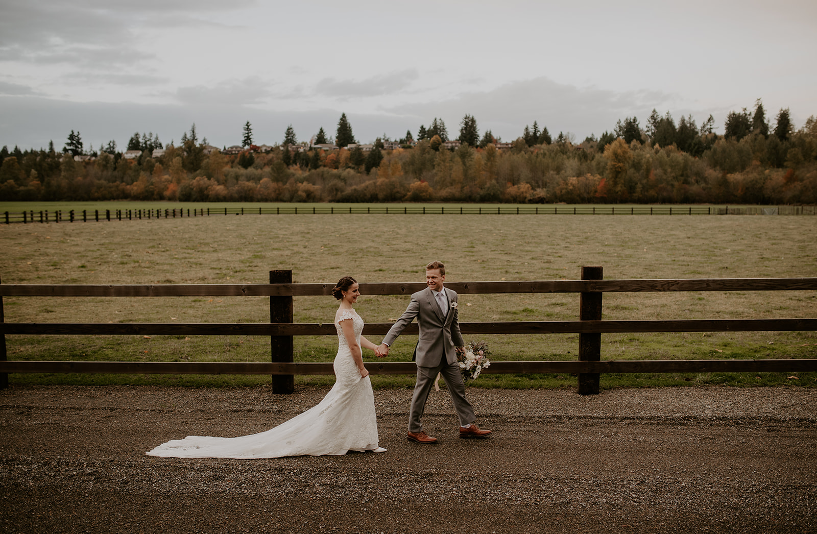 Kelley-Farm-Wedding-The-Farm.jpg The couple walking around Kelley Farm