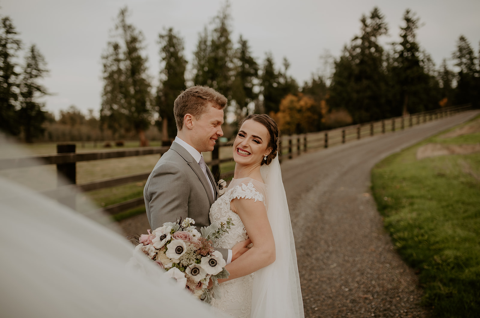 Kelley-Farm-Wedding-Veil-Shot.jpg Wedding veil flying in the wind