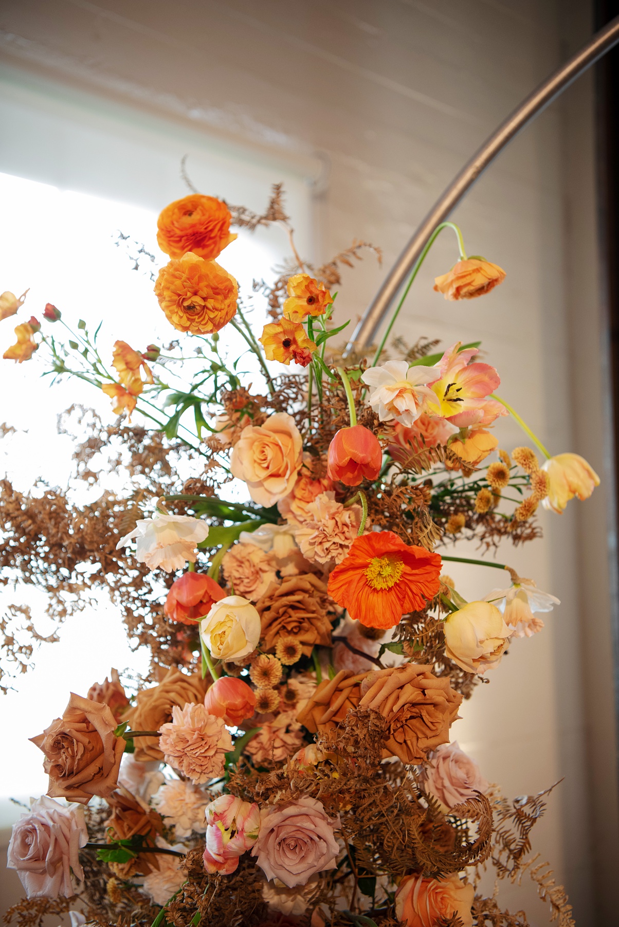 Block-41-Wedding-Arch-Nighttime-Detail Block 41 wedding arch at nighttime