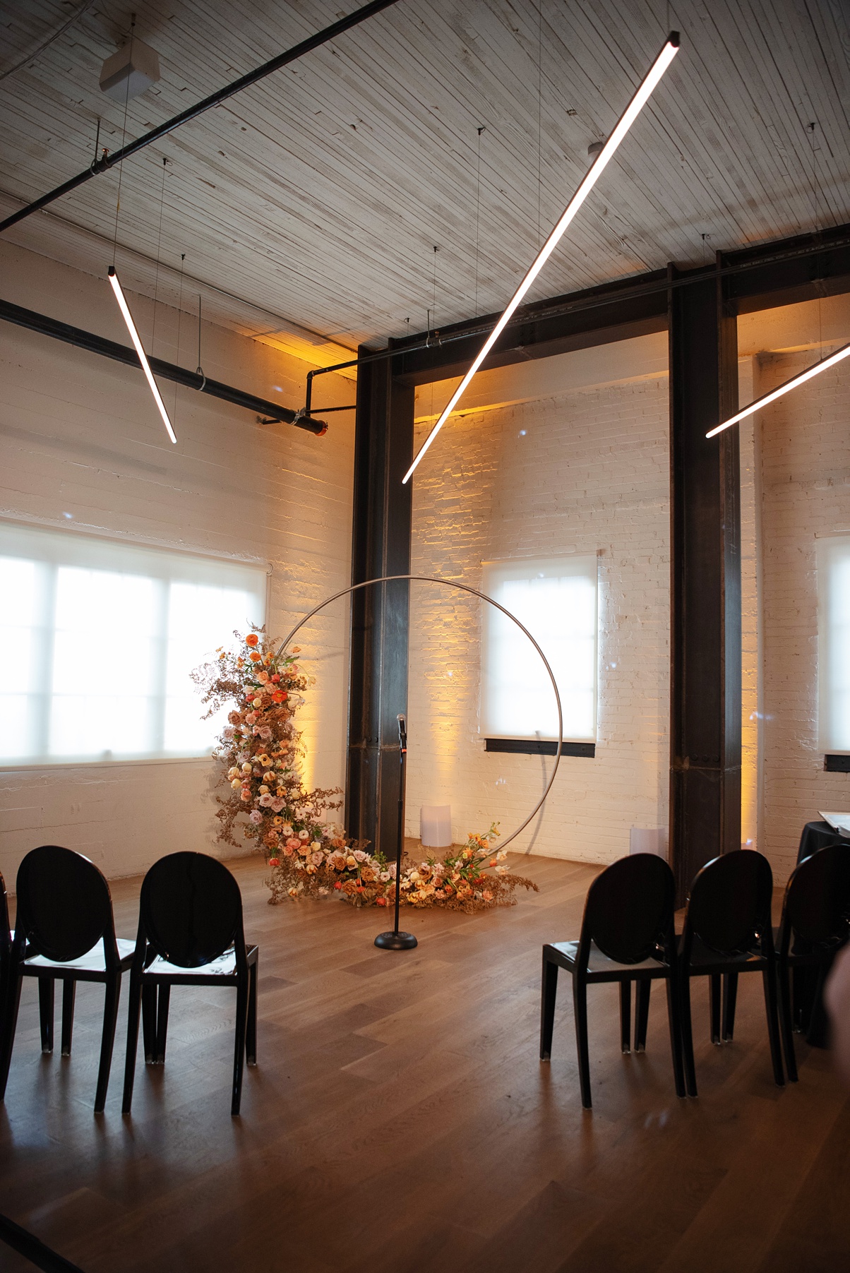 Block-41-Wedding-Arch-Nighttime Block 41 wedding arch at night