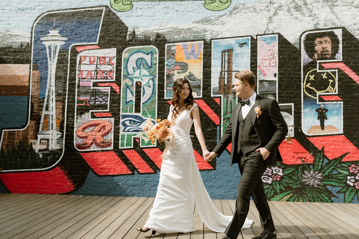 Block-41-Wedding-Seattle-Mural The outdoor Seattle mural at Block 41