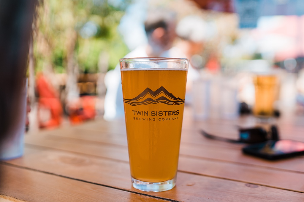 Mountain-Wedding-with-Vibrant-Summer-Blooms-Brewery-Visit The couple visits a brewery before the ceremony